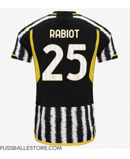 Günstige Juventus Adrien Rabiot #25 Heimtrikot 2023-24 Kurzarm